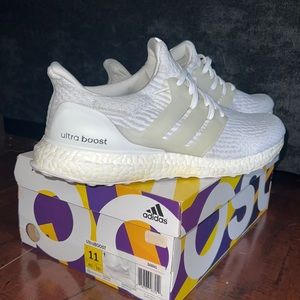 White Ultra Boosts